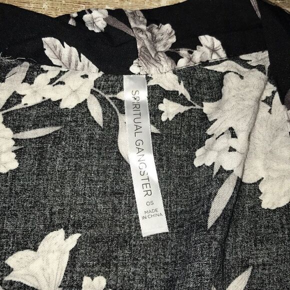 Spiritual Gangster Maya Floral Kimono One Size - Picture 4 of 7
